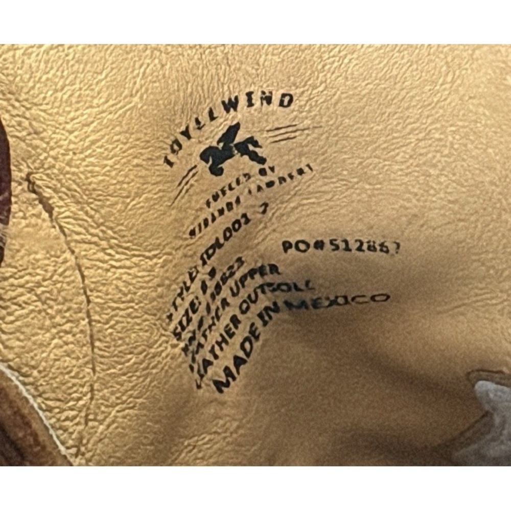 Idyllwind Women Wheels Western Booties Pointed Toe Size 8B Brown Cowgirl Concert - Picture 10 of 13